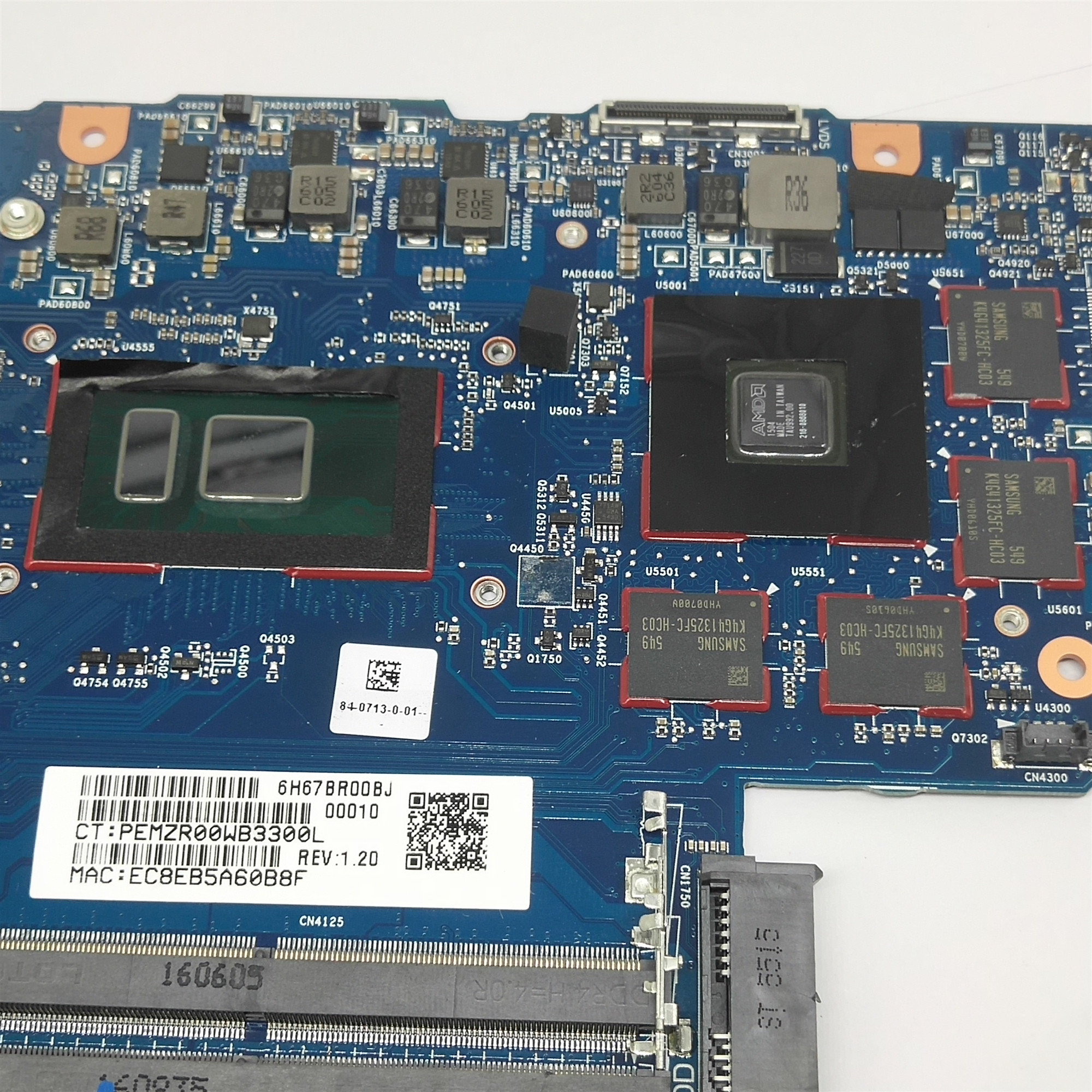 HP 840713-001 840713-501 840713-601 HP Probook 640 G2 650 G2 Laptop Motherboard with i7-6600U - Click Image to Close